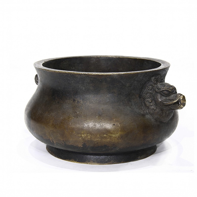 Bronze censer, Qing dynasty.