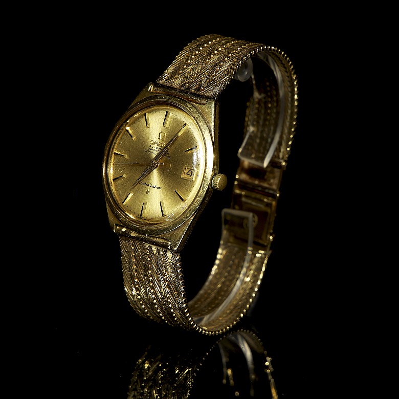 Omega ‘Constellation’ watch, yellow gold