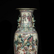 Porcelain vase “ famille rose”, Qing dynasty