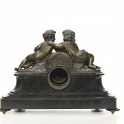 Mantelpiece clock by Jean-Jacques Feuchere (1807-1852) ‘Children’ - 5