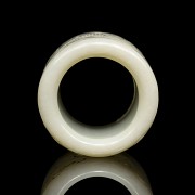 White jade “Dragon” archer ring, Qing dynasty