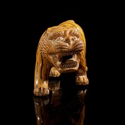 Glazed ceramic ‘Tiger’ figure, Qing dynasty