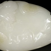 Colgante de jade blanco 