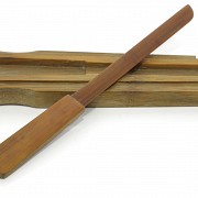 Bamboo letter opener, with box, 20th century - 3