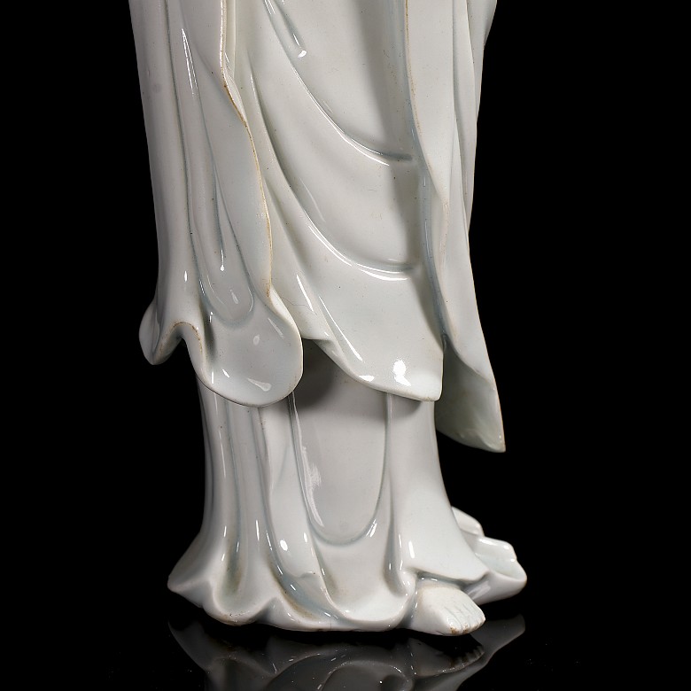 Guanyin white glazed porcelain, Qing dynasty