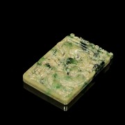 Natural jadeite ‘Dragon’ plaque, Qing dynasty - 4