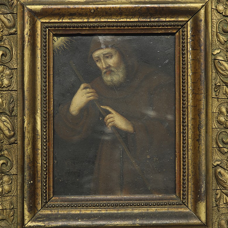 19th century Spanish school “Saint Francis of Paola”