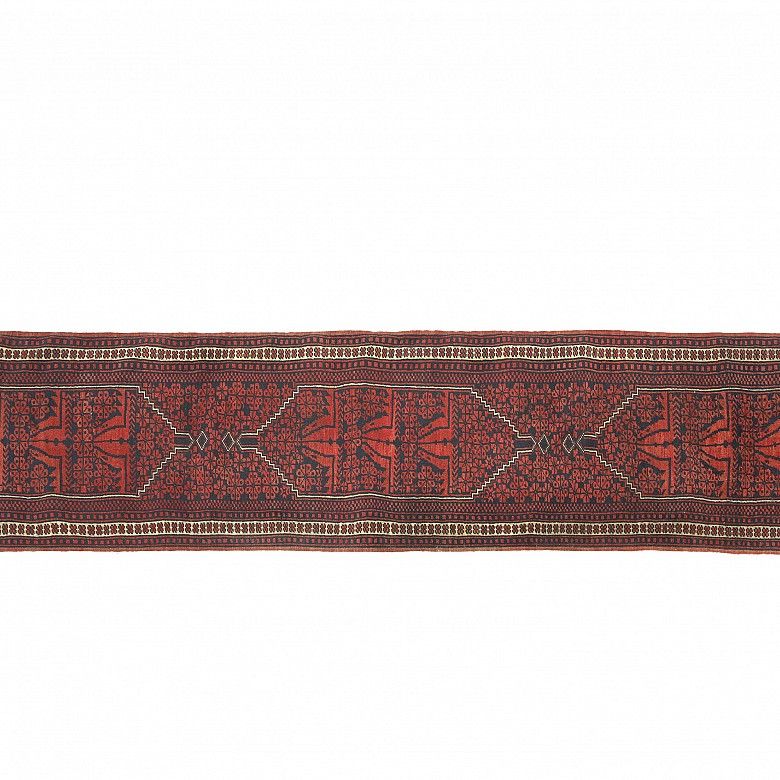 Small Persian woollen carpet, 20th century