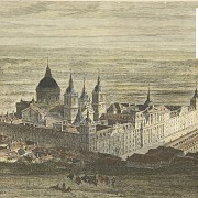 Set of engravings of Madrid, 19th century