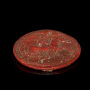 Red wax seal ‘Knight’, 15th century