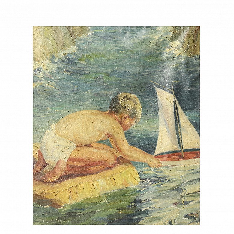 Pintura estilo Sorolla 