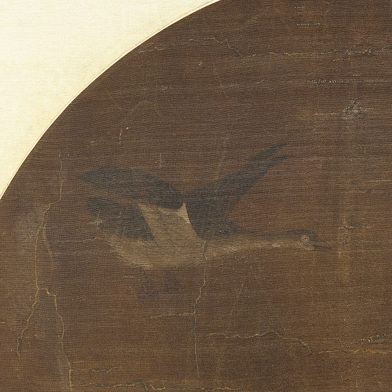 Chinese silk painting ‘Ducks’, Yuan dynasty