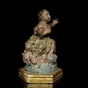 18th century Andalusian School ‘Infant Jesus with cherubs’