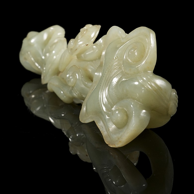 Small jade ruyi sceptre ‘Lingzhi’, Qing dynasty