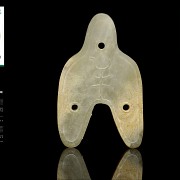 Carved jade pendant, Han dynasty