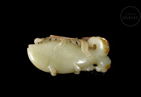 Hetian jade figure “Fish”, Qing dynasty