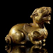 Gilt-bronze ‘Winged Beast’ figurine, Qing dynasty