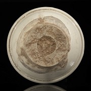 White-glazed ceramic bowl, Tang Dynasty