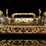 Boulle marquetry scribe's office, 19th century