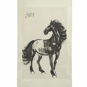 Chinese painting ‘Horse’, 20th century