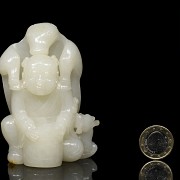 White jade figure 