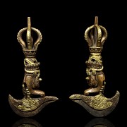 Pair of vajra swords, Qing dynasty, Qianlong