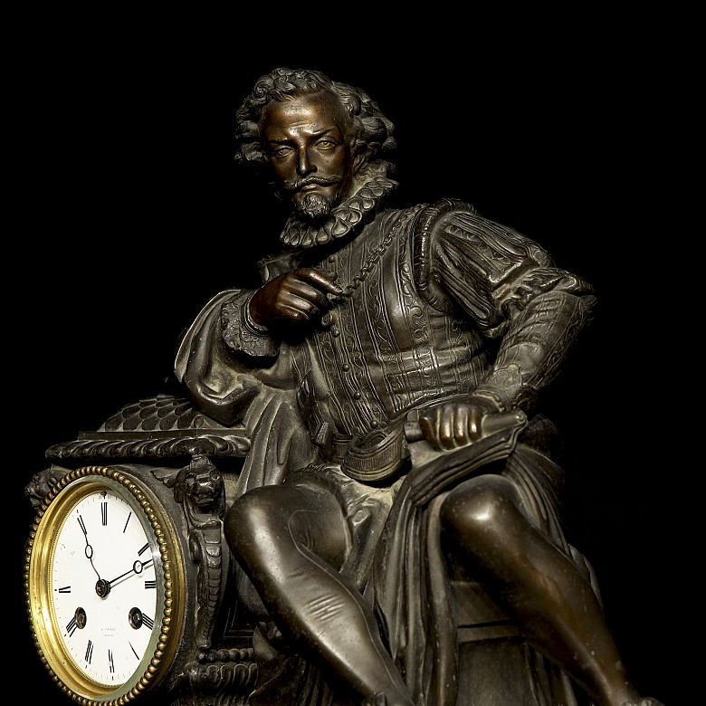 Table clock ‘Reclining Gentleman’, 19th-20th century - 2