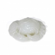 Carved jade crab, 20th century