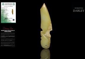 Carved jade dagger, Western Zhou Dynasty