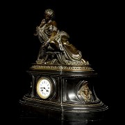 Gautier Eviteur ‘Bronze table clock’, late 19th century