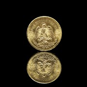 Gold coin of 50 Mexican Pesos