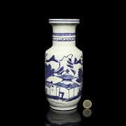 Blue and white porcelain vase “Landscape”, with Kangxi seal