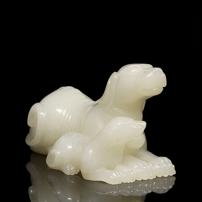 White jade figure 