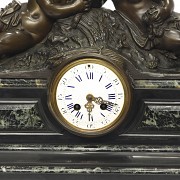 Mantelpiece clock by Jean-Jacques Feuchere (1807-1852) ‘Children’ - 2