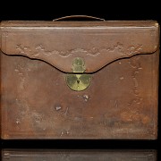 Briggs English travel writing desk, 19th century