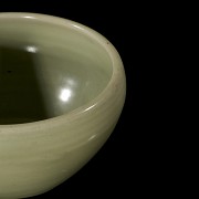 Celadon green ceramic ‘Fish’ bowl, Song style