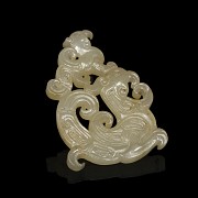 Pendant of white jade, Eastern Han dynasty