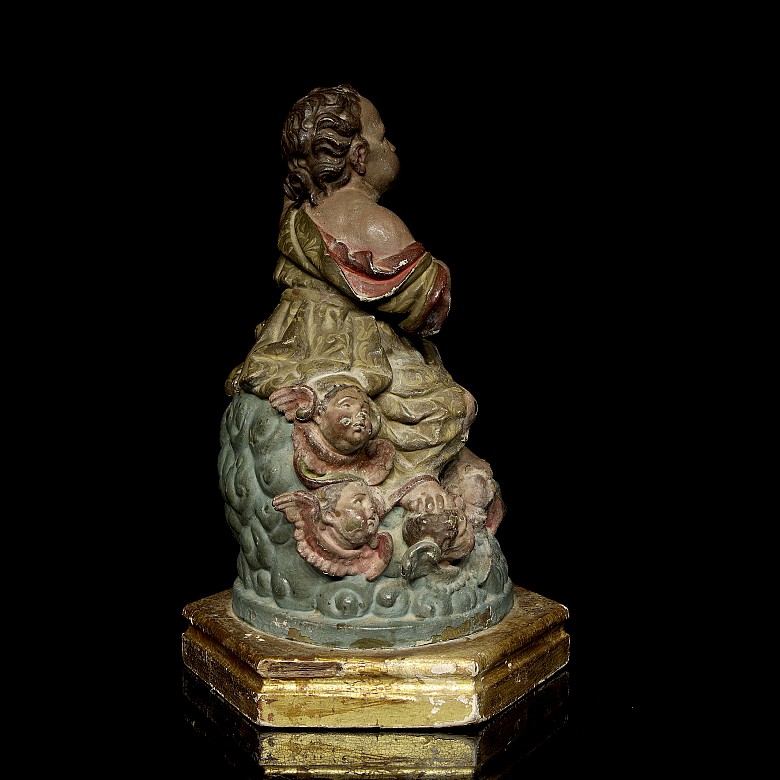 18th century Andalusian School ‘Infant Jesus with cherubs’ - 9