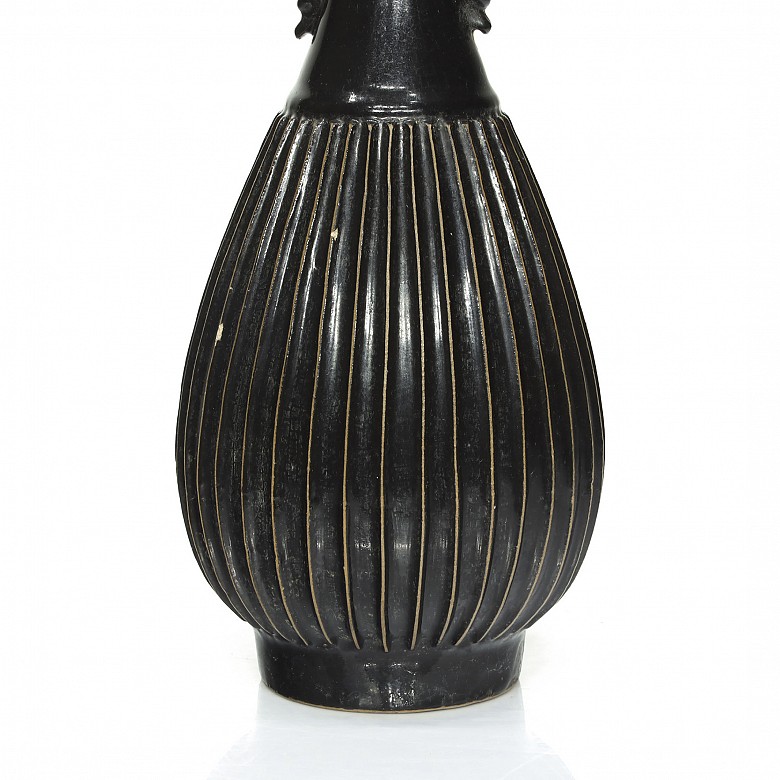 Glazed ceramic vase, 20th century