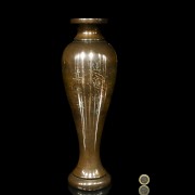 Inlaid bronze vase, Asia, 19th - 20th century