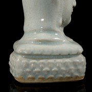 Glazed porcelain figure ‘Head of Guanyin’, Hutian Kiln