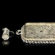 Filigree silver miniatures, Asia, early 20th century