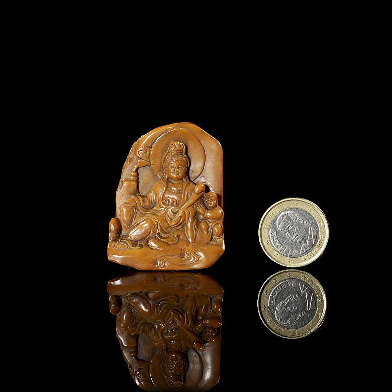 Stone seal ‘Guanyin’, 20th century