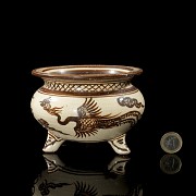 Glazed ceramic censer “Phoenix”, Yuan style