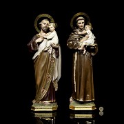 Spanish imagery “Pair of saints”, 20th century