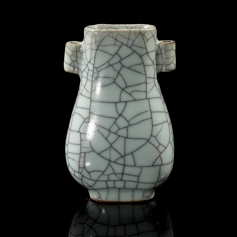 Small ‘Hu’ celadon-glazed vase, Qing dynasty