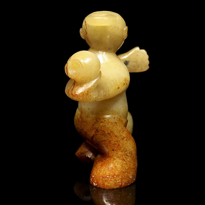 Jade human figure, Han dynasty