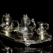 Spanish silver tea and coffee set, 20th century