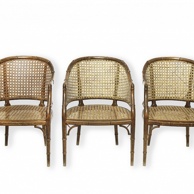 Three grille seats, 20th century