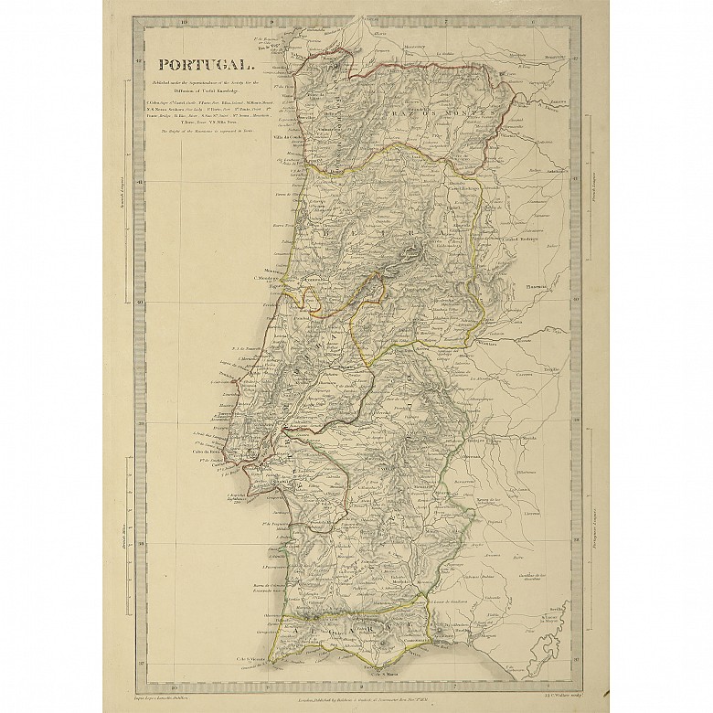 Mapas ingleses de España y Portugal, S.XIX - XX